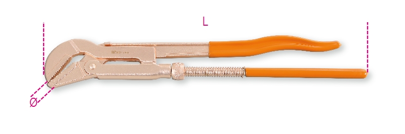Sparkproof pipe wrench, Swedish pattern, made from copper/beryllium alloy category image
