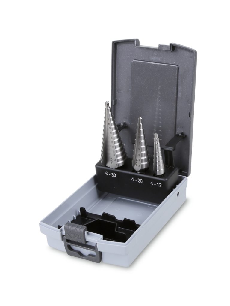 Set of stepped drills (item 425) in case Beta Tools UK