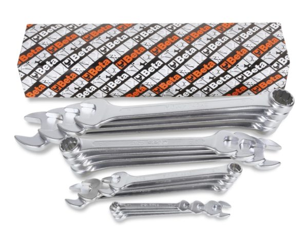Set of 16 combination wrenches
