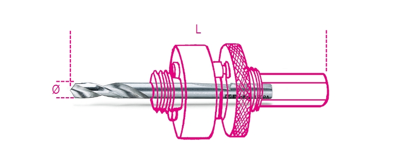 Pilot drills for arbors item 450AL/2, HSS category image