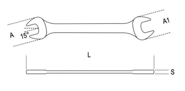 Sparkproof double open end wrenches - Image 3