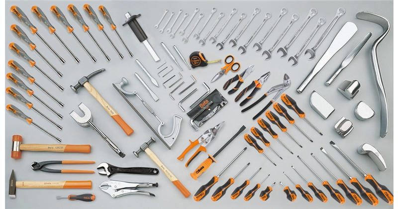 Assortment of 94 tools for car body repair shops category image