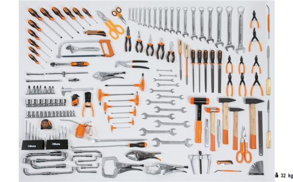 Assortment of 162 tools