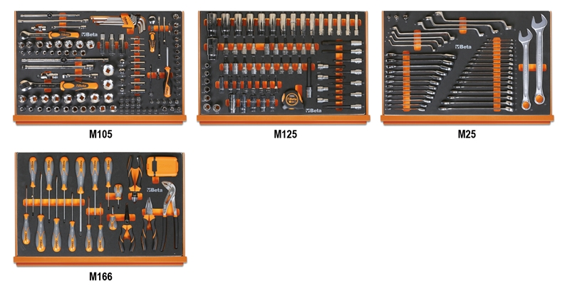 ​​Assortment of 273 tools for car repairs in EVA foam trays category image