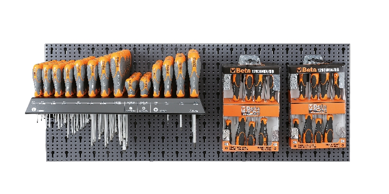 Assortment of 114 tools, with hooks without panel category image