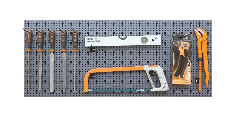 Assortment of 37 tools, with hooks without panel category image