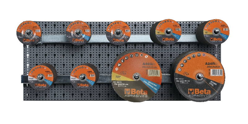Assortment of 560 hard abrasive discs, with hooks without panel category image