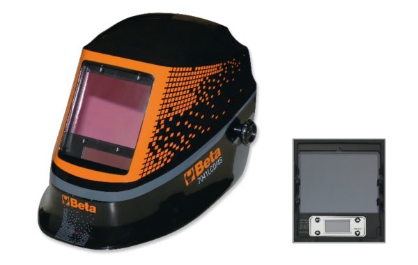 Auto-Darkening LCD mask, for electrode welding; MIG/MAG; TIG and plasma.