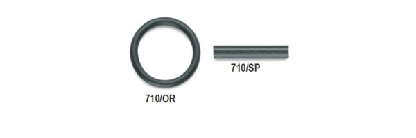 Rubber O-rings and locking pins for impact sockets