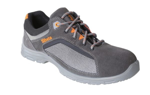 Suede shoe with highly breathable mesh inserts - Image 2