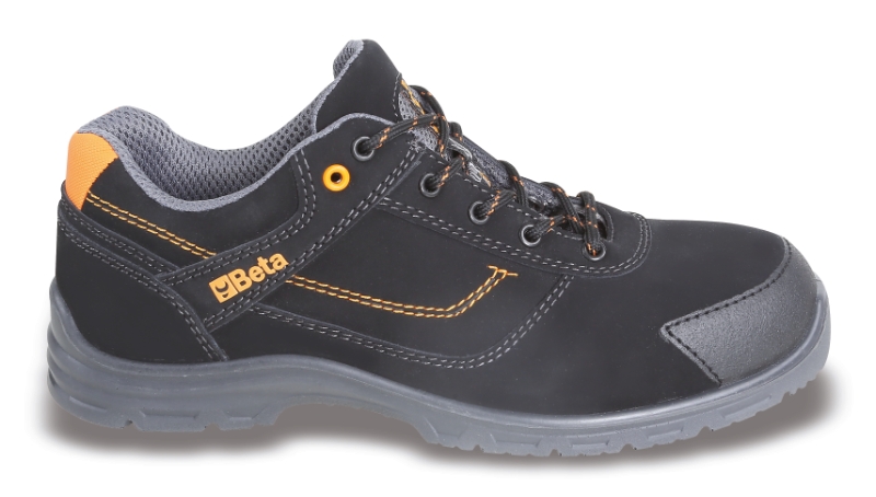 Action nubuck shoe, waterproof, with anti-abrasion insert in toe cap area category image