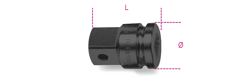 Impact adaptor, 1” female and 1.1/2” male drives category image