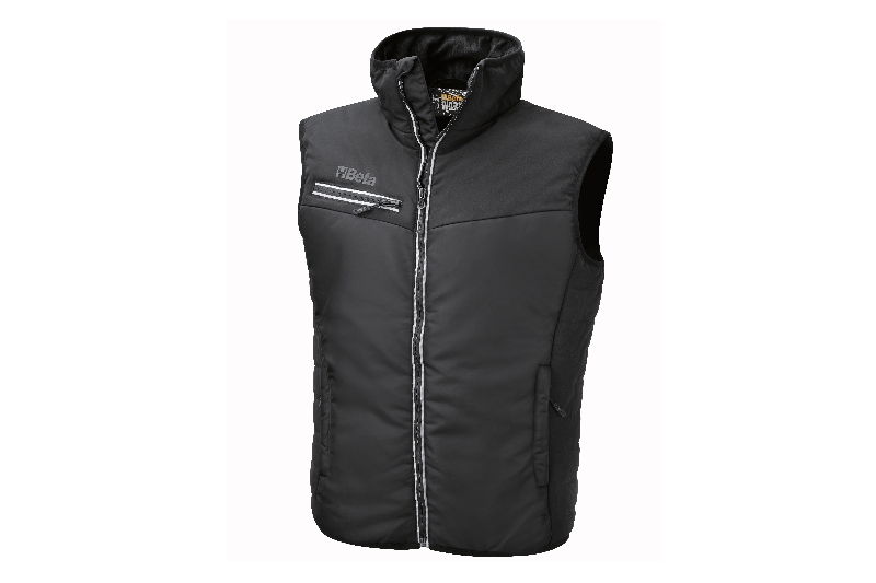 Sleeveless work jacket, multipocket style category image