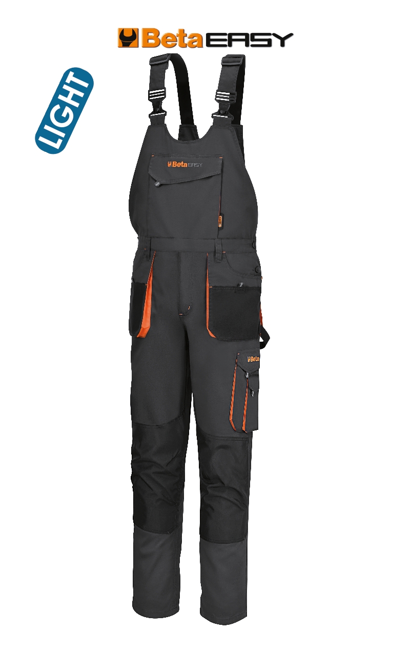 Work bib and brace overalls, lightweight New design – Improved fit category image
