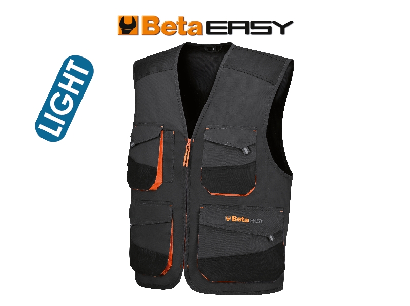 Sleeveless work jacket, lightweight New design – Improved fit category image