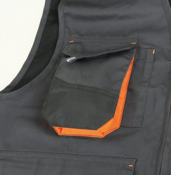 Sleeveless work jacket, lightweight New design - Improved fit - Image 3