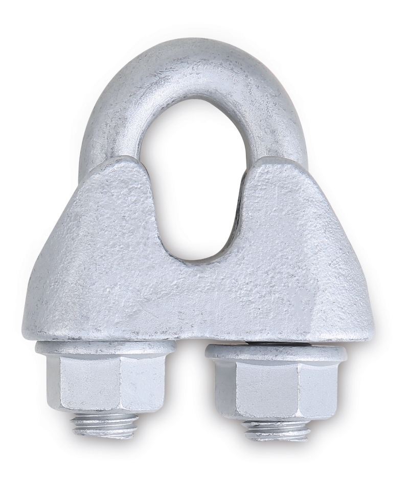 Wire rope clips, made of malleable cast iron, HOT DIP GALVANIZED body, GEOMET-GEOKOTE U-bolts and nuts category image