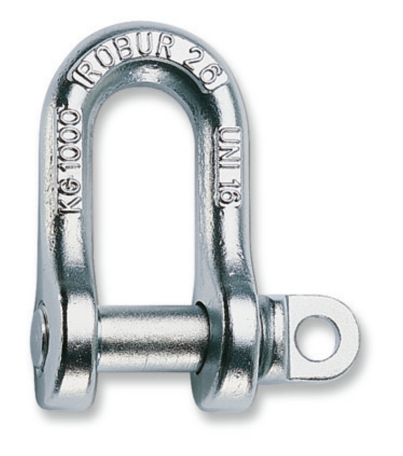 Lifting DEE shackles, hot forged carbon steel, UNI 1947 type A, galvanized category image