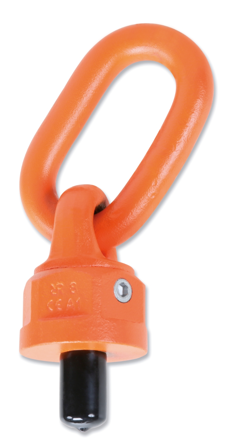 Lifting eyebolts, double swivel ring, turnable under load, with welded ring, high-tensile alloy steel category image