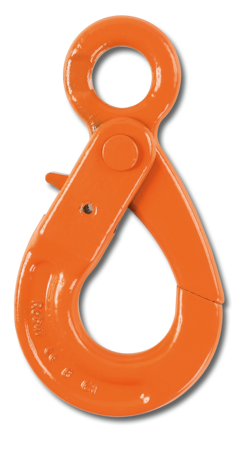 Self-locking lifting hooks, eye type, high-tensile alloy steel category image