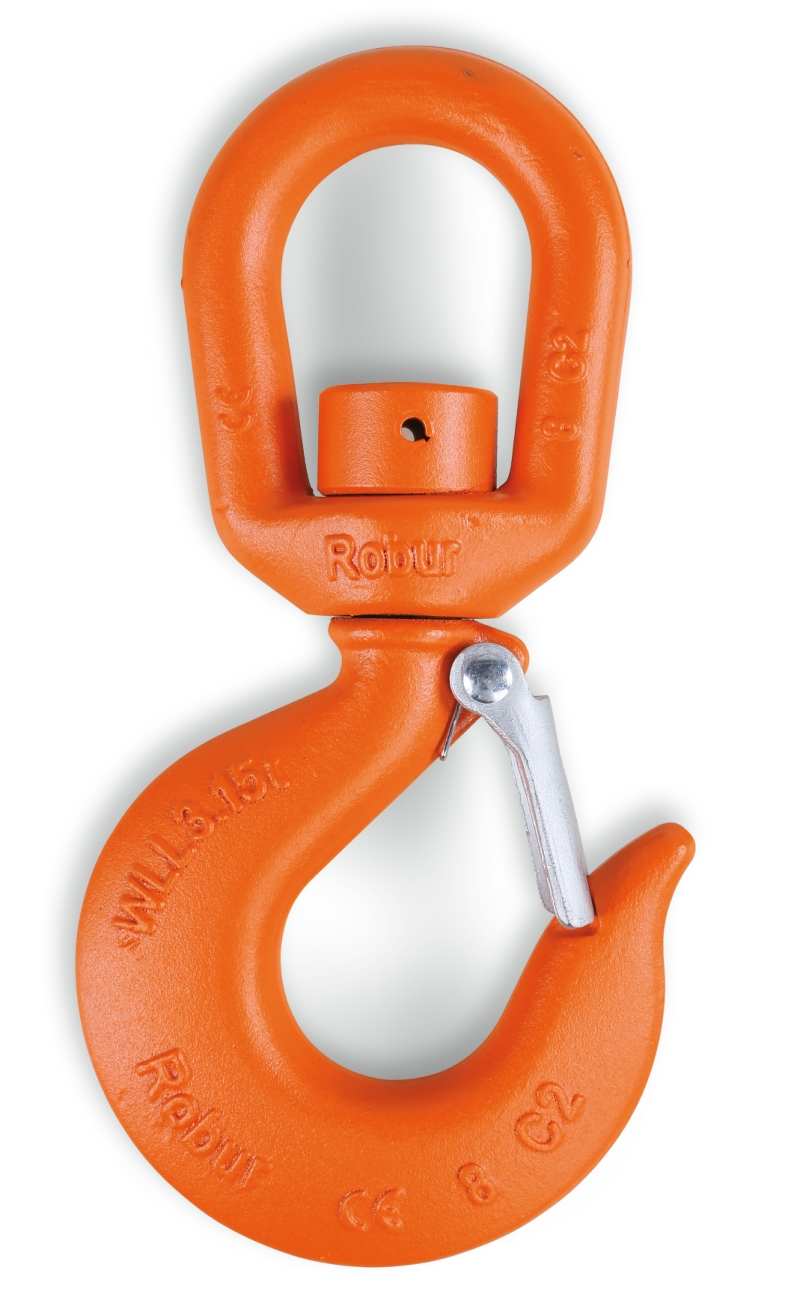Lifting swivel hooks (in unloaded condition) high-tensile alloy steel category image