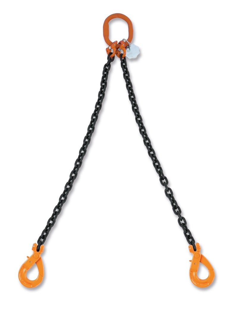 Lifting chain slings, 2 legs, self-locking hook, grade 8 category image
