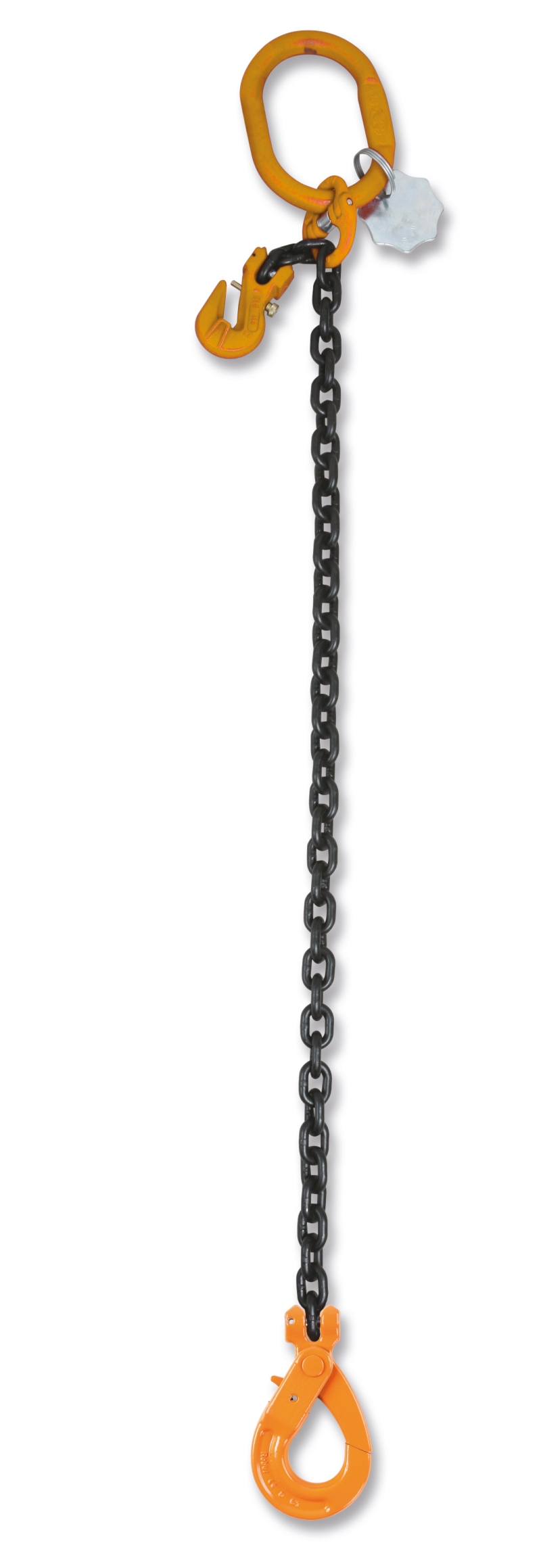 Lifting chain slings, 1 leg, with self-locking and clevis grab hooks, grade 8 category image