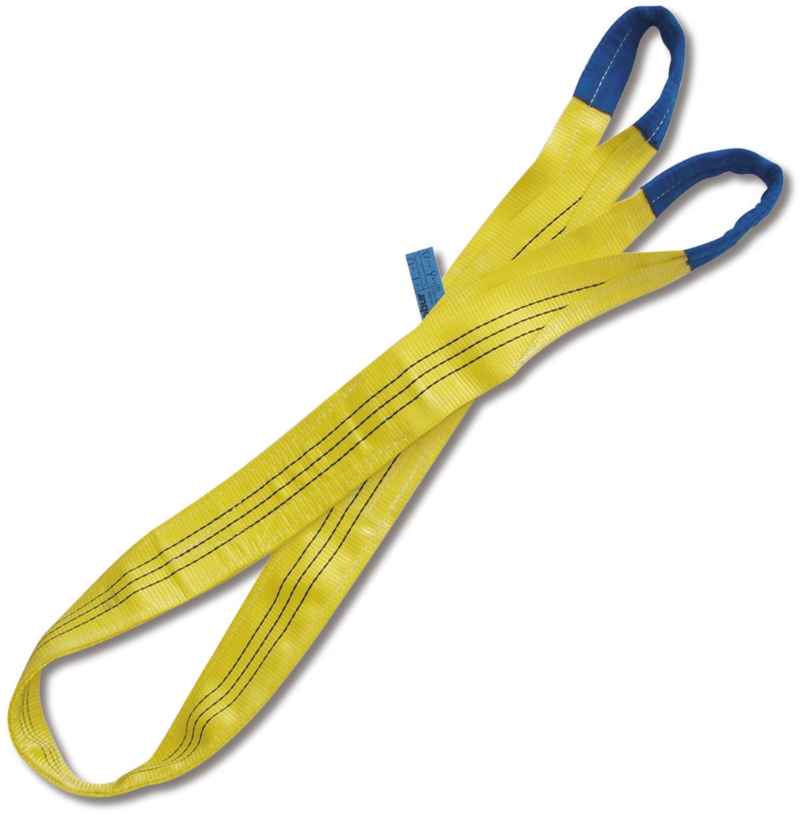Lifting web slings, yellow 3t two layers with reinforced eyes high-tenacity polyester (PES) belt category image