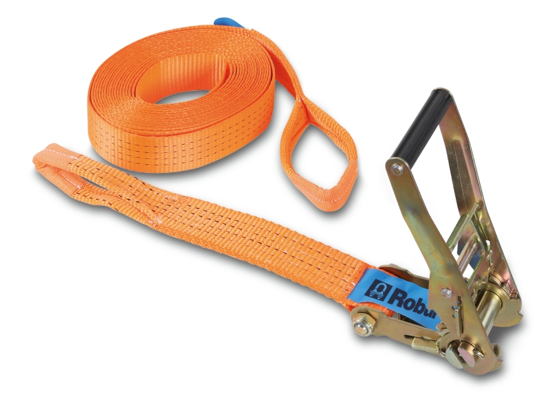 Ratchet tie downs with 2 eyes, high-tenacity polyester (PES) belt LC 2000 kg category image