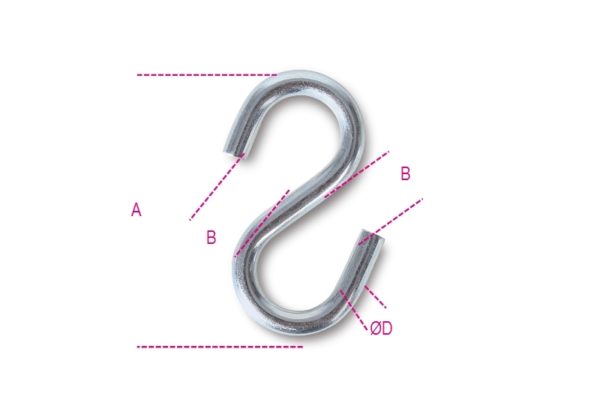 S-hooks, symmetric AISI 316 - Image 2