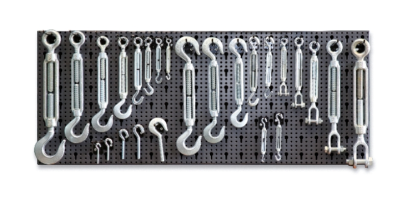 Assortment of 230 wire rope accessories, with hooks without panel category image