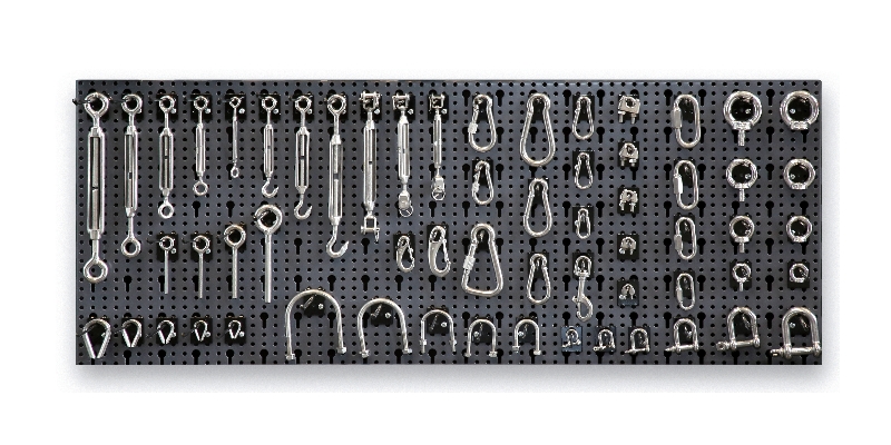 Assortment of 348 STAINLESS STEEL wire rope accessories, with hooks without panel category image