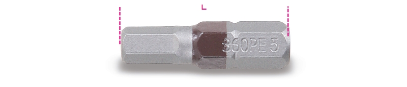 Hexagon bits for power drivers, coloured category image
