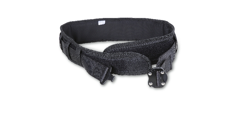 Safety belt with metal double closure buckle. To connect H-SAFE tools category image