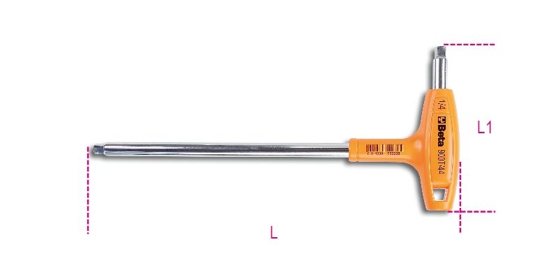 1/4″ male drive, bent, with high-torque handle, chrome-plated category image