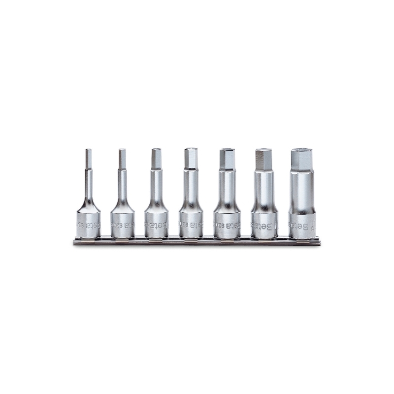 Set of 7 socket drivers for hexagon screws (item 910ME) on support category image