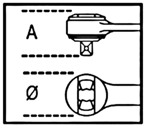 1/2” female square drive ratchet, 72 teeth - Image 2