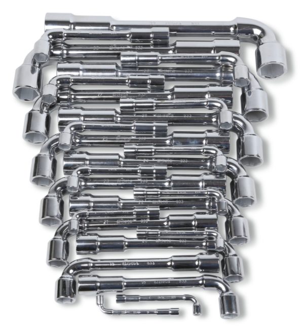 Set of 25 double ended offset hexagon socket wrenches (item 933)