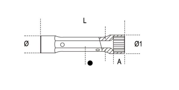 Double ended hexagon tubular socket wrenches, light series - Image 2