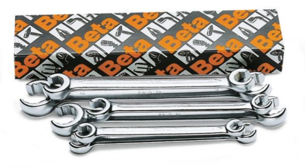 Set of 6 flare nut open ring wrenches (item 94) - Image 2