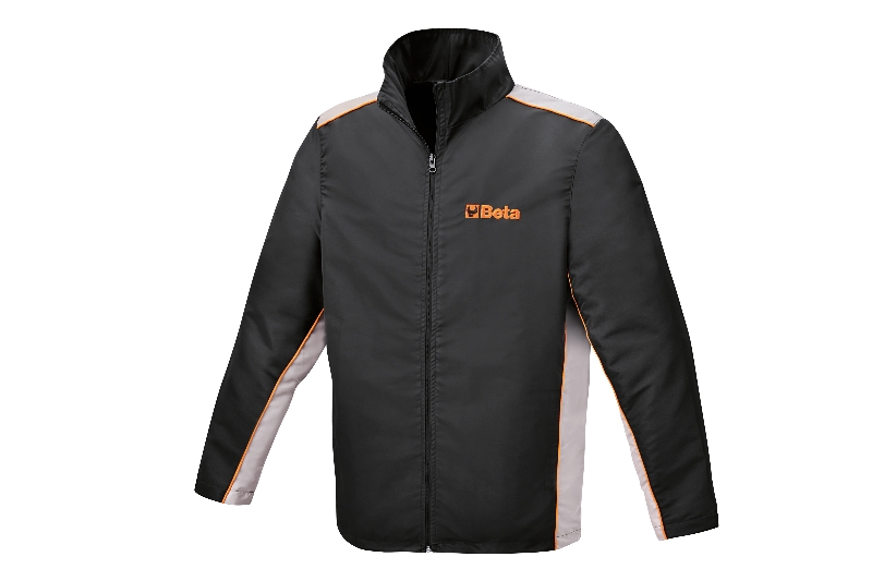 Jacket with 100% polyester exterior, waterproof treatment category image