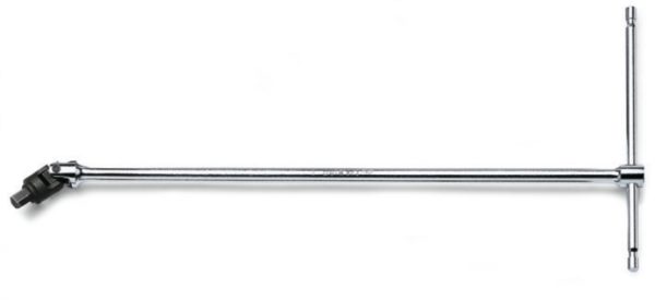 T-handle wrenches with swivelling hexagon male ends