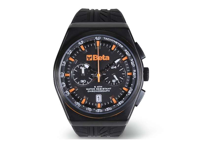 Chronograph, steel case, 5 ATM water resistant, silicone strap category image