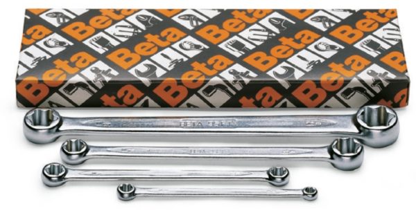 Set of 4 double-ended straight wrenches, for Torx® head screws (item 95FTX)