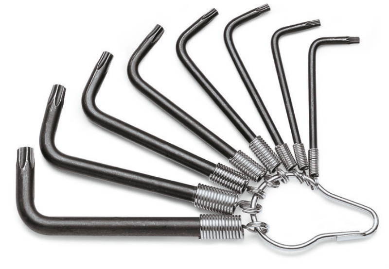 Set of 8 offset key wrenches for Torx® head screws (item 97TX) category image