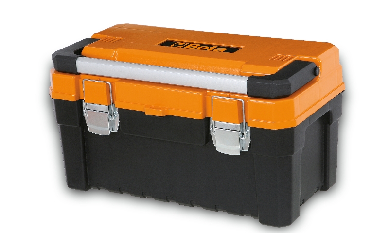 Tool box, made of plastic, with interior object compartment, empty category image