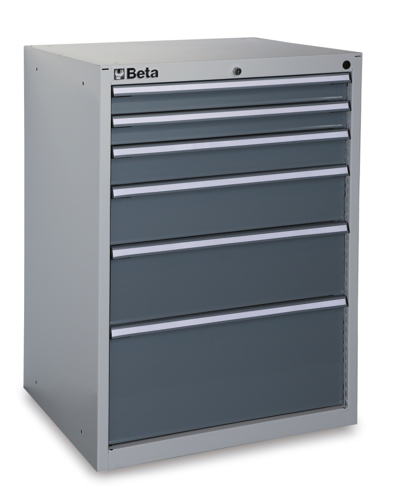 Industrial tool chest with six drawers category image