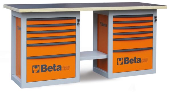 "Endurance" workbench with 2 cabs with six drawers
