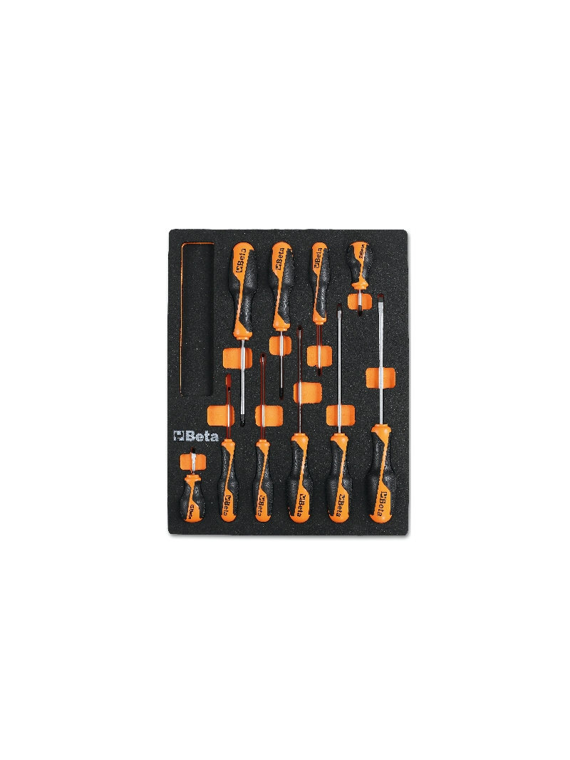 Foam tray with Beta Grip screwdrivers for slotted and Phillips® head screws category image