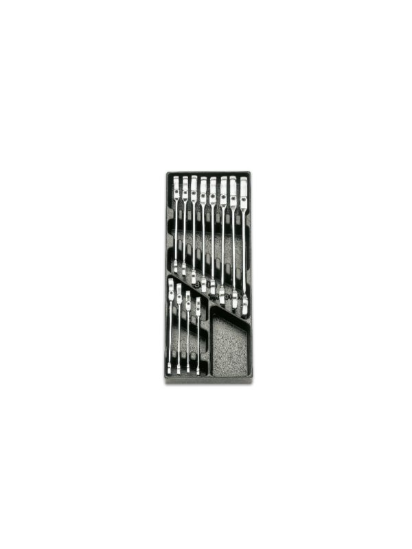 Thermoformed tray T46, empty